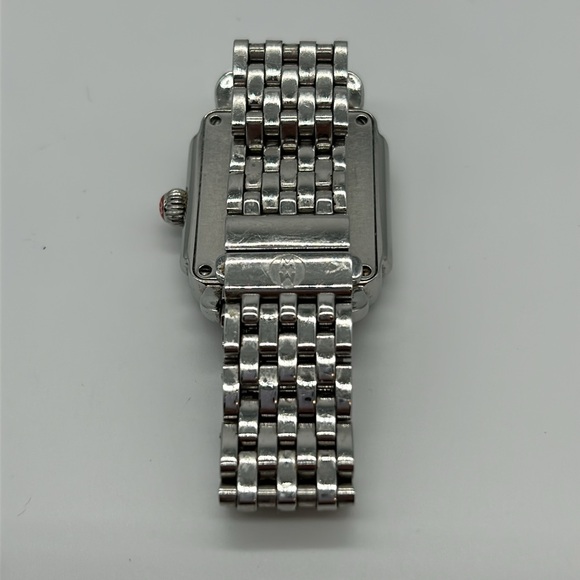 AUTHENTIC Michele Diamond Deco blue mother of pearl watch - Picture 7 of 14